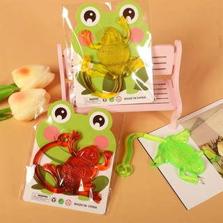 Đồ chơi ếch dính,Sticky toy ném dính tường hình con ếch