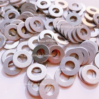 01 lông đền, vòng đệm phẳng nhôm không rỉ ht113841