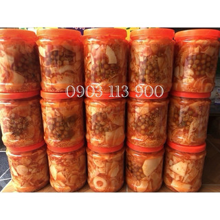 MĂNG RỪNG NGÂM TỎI ỚT MẮC MẬT - Hũ 1,5kg