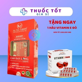 Cao Ban Long Sibiri Hộp 100g, bồi bổ khí huyết, bổ trứng, tăng cường sinh lý nam giới, tăng đề kháng, manhj xương khớp
