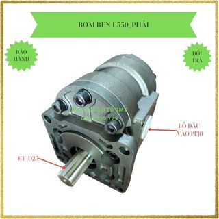 Bơm ben, bơm thủy lực xe ben, mã số E550. Quay phải hoặc quay trái.