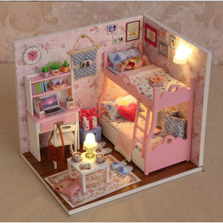 Mô hình nhà gỗ diy - nhà búp bê 001