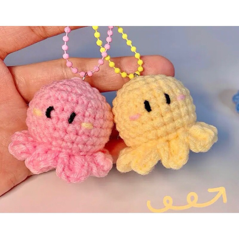 móc khoá bạch tuộc