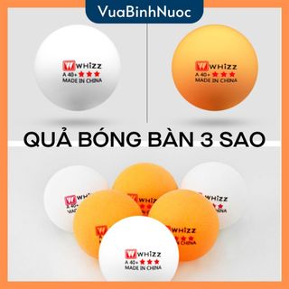 Quả bóng bàn tập luyện , thi đấu 3 sao Whizz chất liệu ABS - Vua Bình Nước