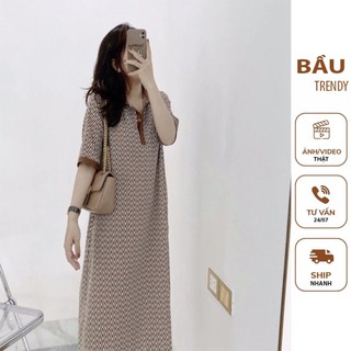 Đầm bầu xuân hè v809 đầm bầu thiết kế dáng suôn dài chất liệu mềm mại đầm bầu đẹp free size