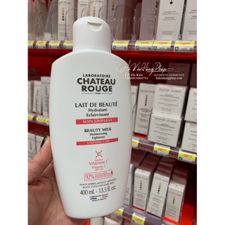 Dưỡng thể kích trắng Chateau Rouge 400ml mẫu mới