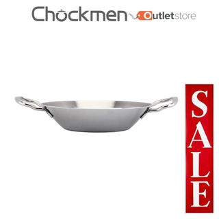 Chảo Cạn CHOCKMEN Inox 18/10 Size 20-24CM Chảo Đa Năng Rán Xào Dùng Mọi Loại Bếp