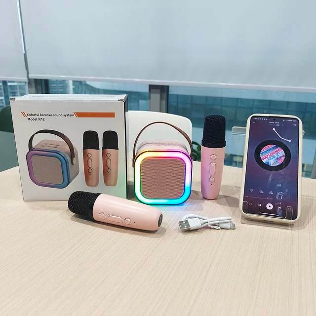 loa bluetooth mini karaoke k12