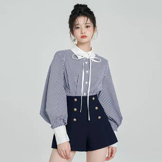 Áo sơ mi nữ kiểu áo sơ mi nữ tay dài tiểu thư