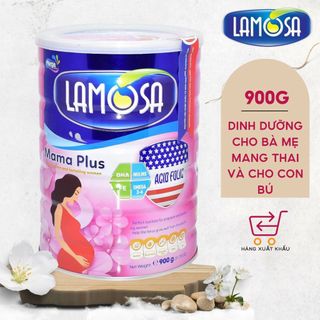Sữa Bột Lamosa MAMA PLUS Cho Bà Mẹ Mang Thai Và Cho Con Bú lon 900G hàng xuất khẩu