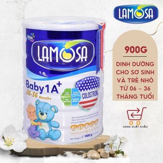 Sữa công thức Lamosa BABY A+ có thành phần sữa non cho Bé từ 6 đến 36 tháng tuổi lon 900G