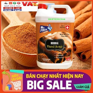 Thơm,diệt khuẩn,mềm mại với da tay nước rửa tay premium hand soap mr fresh 5l hương quế
