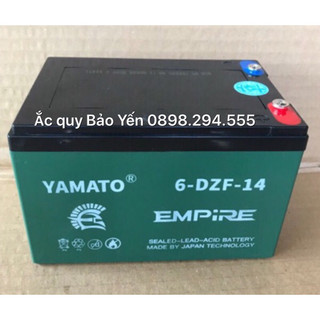 Bộ 4 bình ắc quy 12V- 14Ah Ắc quy Yamato, ắc quy xe đạp điện, ắc quy xe máy điện