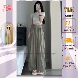 Quần Ống Rộng Nữ Vải Đũi Mát Loại Đẹp Siêu Hót Nhiều Màu, Cạp Cao LÊN FOM XINH QUẦN ĐŨI PHONG CÁCH HÀN QUÔC ĐẸP M002-TLN