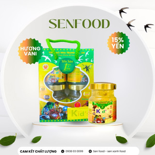 Hộp 4 hũ yến Sào hương vani dành cho trẻ em 15% yến One a day  kids 70ml
