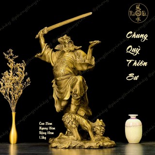 Chung Quỳ Thiên Sư Phục Ma - Tượng Đồng Phong Thủy
