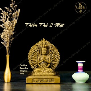 Đức Mẹ Quan Âm Thiên Thủ Thiên Nhãn 2 mặt - Tượng Đồng Phong Thủy