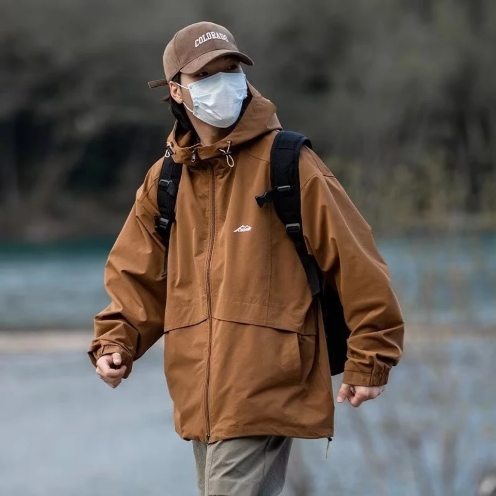 💥𝐒𝐈𝐙𝐄 𝐒 -> 𝟒𝐗𝐋💥 Áo Khoác gió nam nữ Vành nón lưỡi trai chống nắng chống nóng, áo khoác dù , khoác gió 2 lớp cao cấp | BigBuy360 - bigbuy360.vn