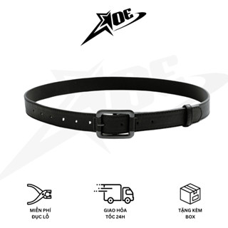 (Có sẵn) AOE STUDIO - Thắt lưng nam nữ da PU dây nịt cao cấp mặt vuông  đơn giản dễ phối phong cách hằng ngày Y2K