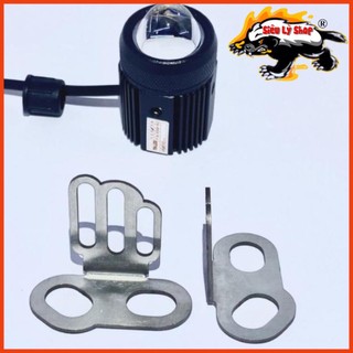 Pát đèn Trợ sáng Mini 2 màu lắp ốc phuộc