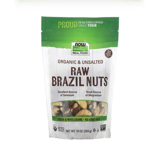 Hạt Brazil Nuts Thô Hữu Cơ 284g / Raw Organic Brazil Nuts