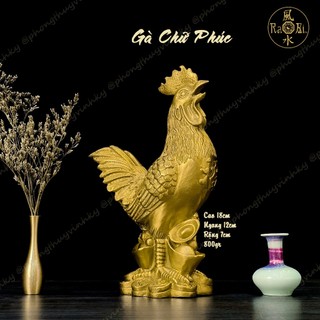 Gà Chữ Phúc - Dậu Đắc Lộc - Tượng Đồng Phong Thủy