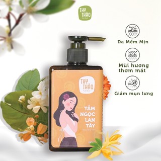 Sữa tắm dưỡng ẩm Thỵ Thảo Herbal tinh chất Ngọc Lan Tây làm giảm thâm, mụn lưng, mùi hương dễ chịu 280ml
