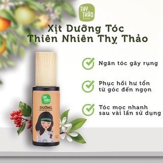 Xịt dưỡng tóc Thỵ Thảo với tinh dầu bưởi và các tinh dầu thiên nhiên cho tóc mọc dày, chắc khoẻ từ bên trong 50ml