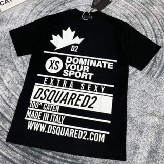 Áo phông nam dsq2 phối chữ siêu hót. áo thun nam nữ dsquared2 in chữ dominate trẻ trung năng động b3