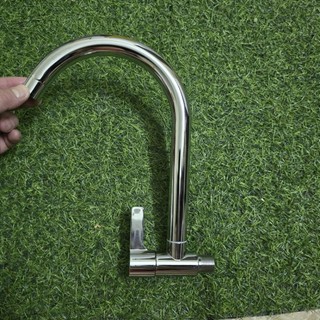 Vòi rửa bát đơn lạnh gắn tường 304