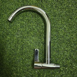 Vòi rửa bát đơn lạnh gắn tường 304