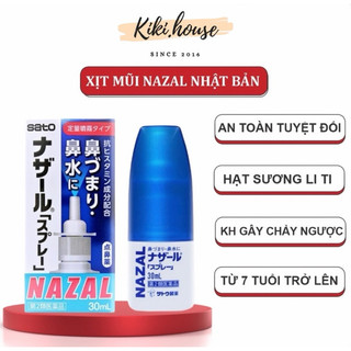 Xịt mũi giảm nghẹt mũi, sổ mũi nazal nhật bản