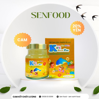 Yến sào hương cam cho bé 20% yến Kids Grow Plus lọ đơn 70ml