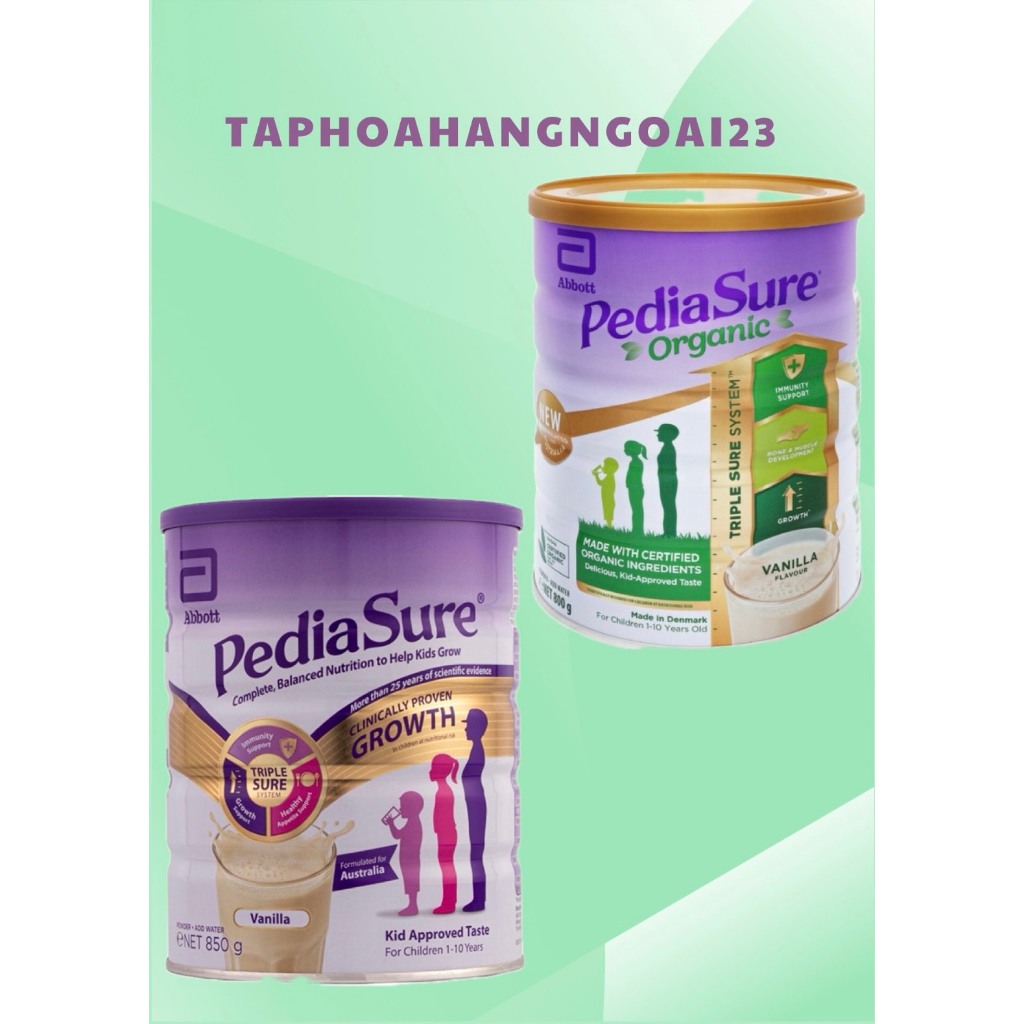 SỮA PEDIASURE ORGANIC ÚC 850GR