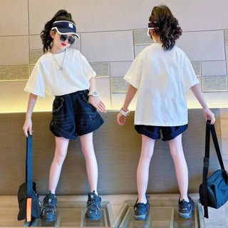 Áo thun bé trai bé gái cổ tròn basic form từ 15-40kg FIVEBE AT1