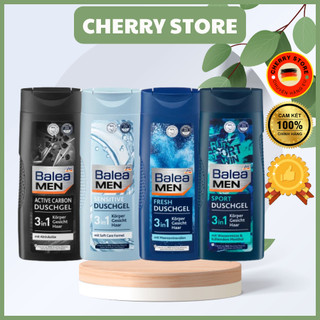 Sữa tắm BALEA MEN Đức 3in1 Chai 300ml [Đức] [Khuyến Mại]