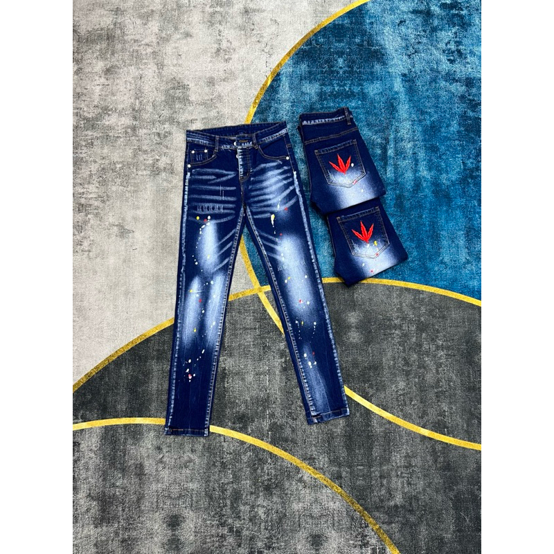 Quần DSQ2 thêu 4 khoá chéo mã hot