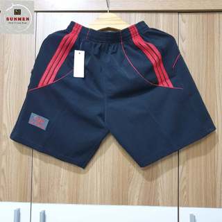   HCM  Quần Đùi Nam Thể Thao 3 Kẻ Sọc From Rộng Chất Vải Poly Cực Mát Có Khóa Túi Size Từ 45 - 85kg 