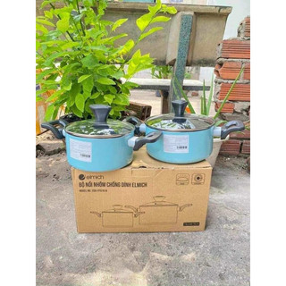 Bộ 2 nồi hộp kim nhôm el.mich - 1021_110749956