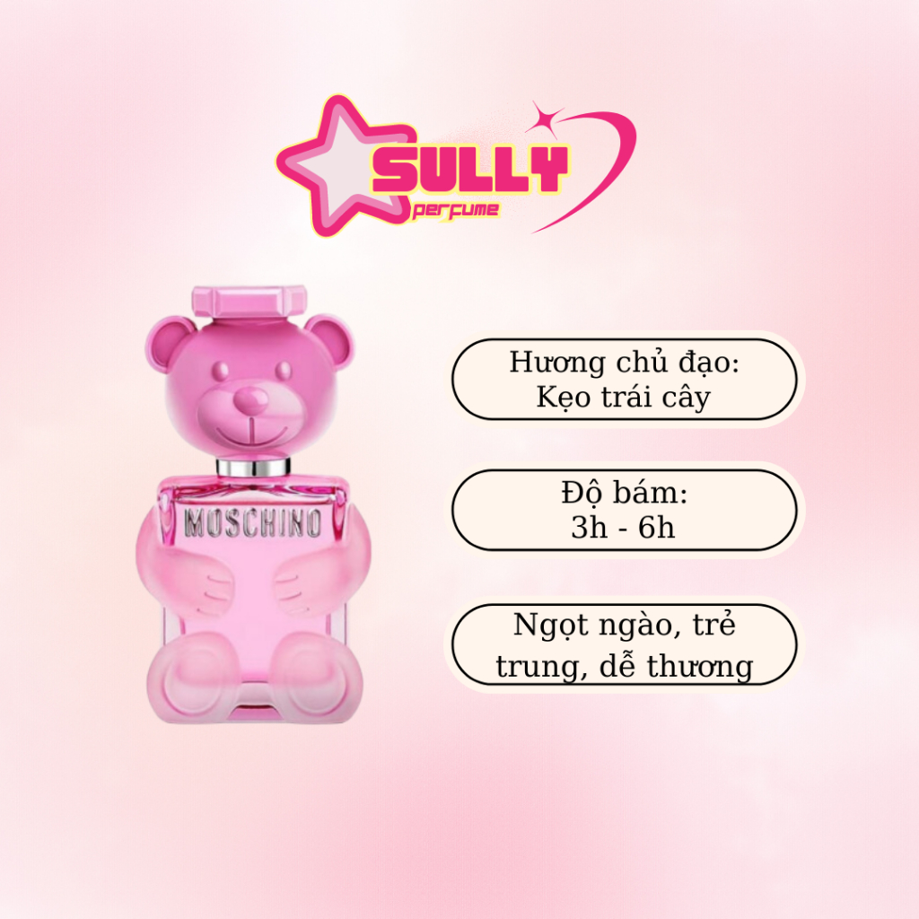 Chiết 10ml Toy 2 Bubble Gum - Moschino - | Nước hoa nữ Sullyperfume [AUTH]