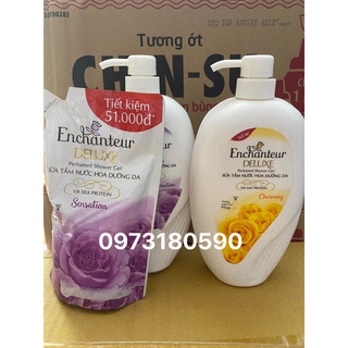 Sữa tắm nước hoa enchanteur chai 900gr