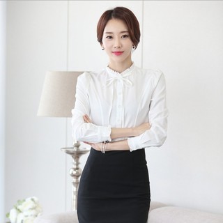 Áo kiểu nữ cổ bèo độc đáo tay lỡ, áo kiểu sơ mi ulzzang ale56