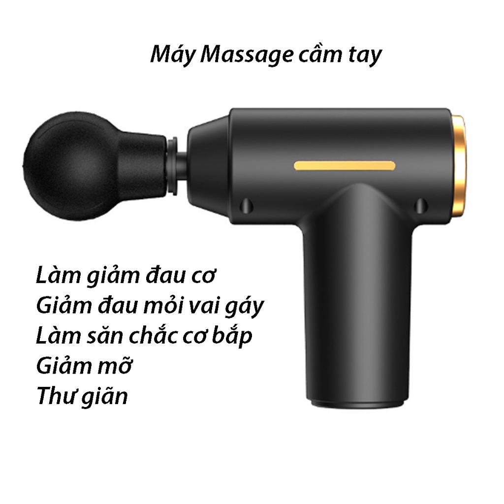 [ Sỉ 5x] Máy Đấm Lưng Massage Cầm Tay 1 đầu Mini, Máy Massage Cầm Tay Mini Toàn Thân giảm đau mỏi cơ