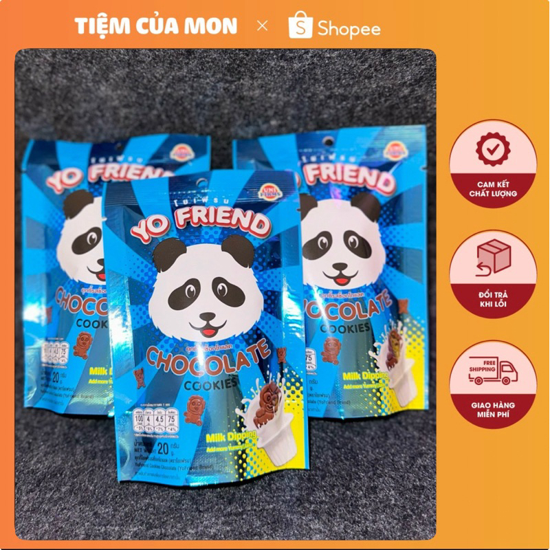 Bánh Gấu Thái Lan Chocolate 20gr