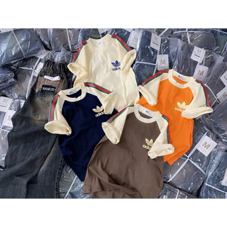  Áo thun babytee chất cotton khô 3158 form rộng tay lỡ - babytee das rót viền