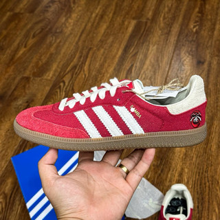Giày thể thao sneaker samba đỏ |Hàng sẵn|