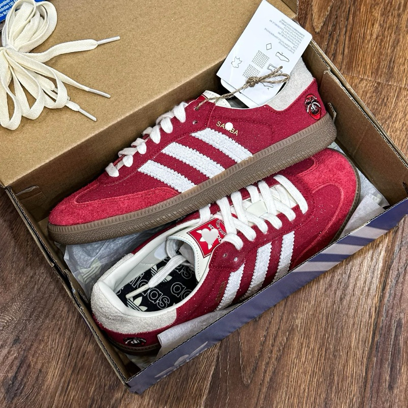 Giày thể thao sneaker samba đỏ |Hàng sẵn|