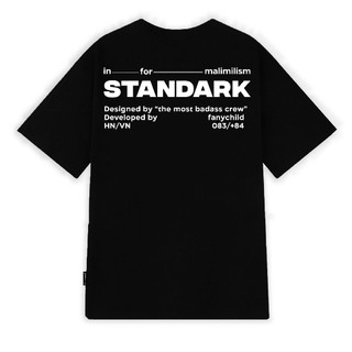 Áo Thun Local Brand Unisex STANDARK NO.06, áo Phông Unisex 100% Cotton 2 chiều Basic Tee