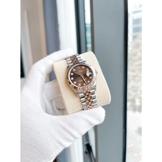 Đồng hồ nữ Rolex DateJust 28mm máy cơ 2671 Thuỵ Sĩ cao cấp, mặt trải tia chuẩn aut bảo hành 5 năm
