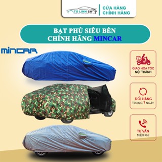 Bạt phủ ô tô vải Dù Oxford và bạt MINCAR chất liệu polyester siêu bền cao cấp chống xước, chống nắng, chống nước